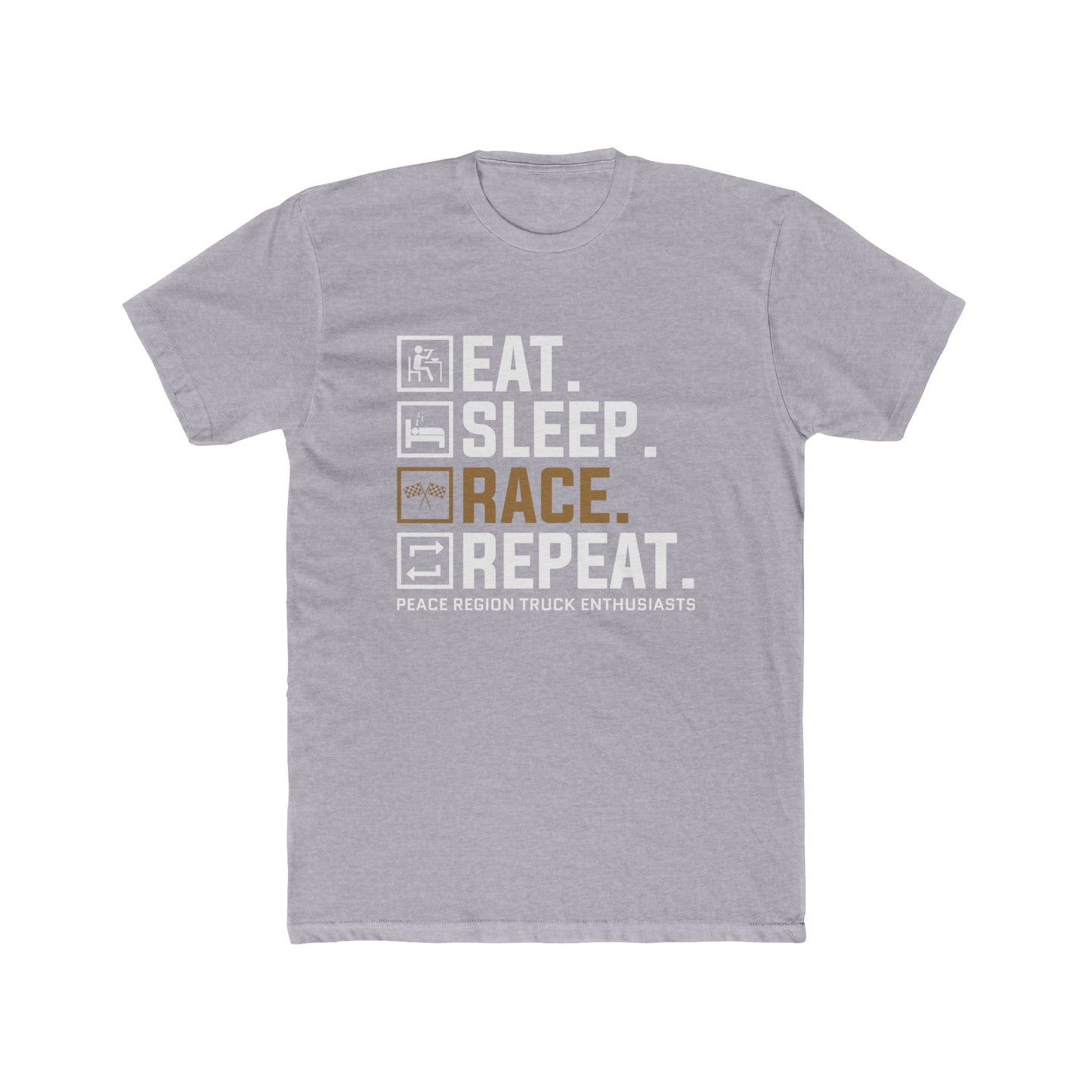 Race Tee - 'EAT. SLEEP. RACE. REPEAT.'