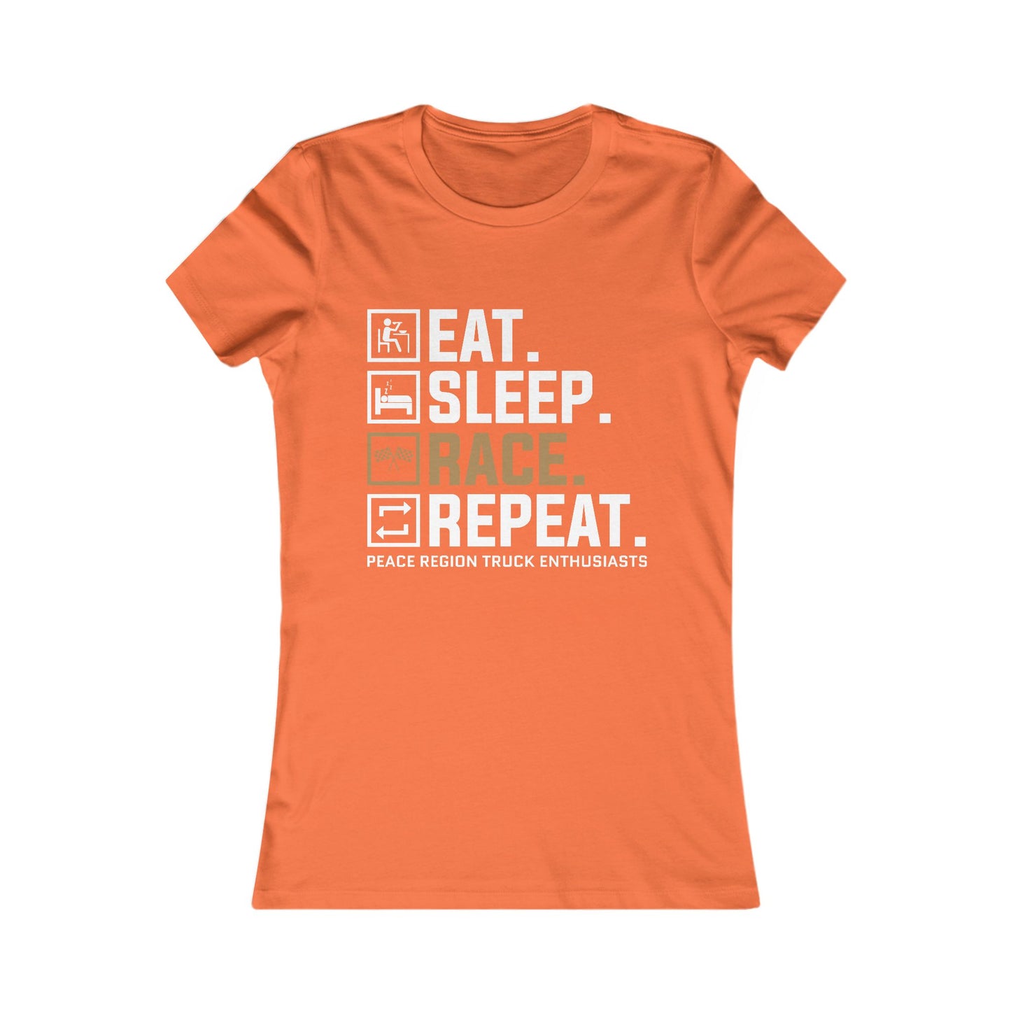 Race Tee - 'EAT. SLEEP. RACE. REPEAT.'