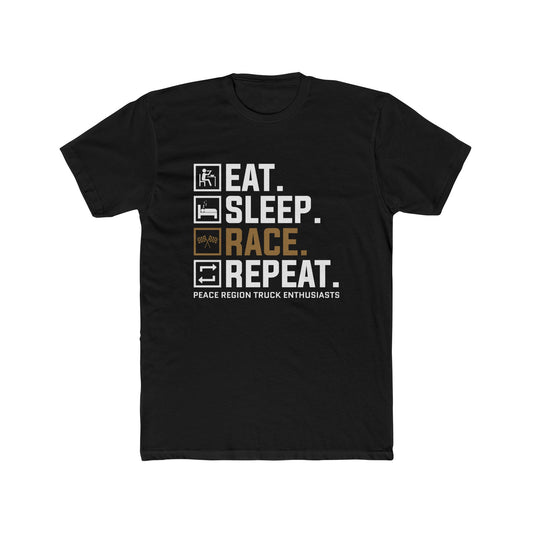 Race Tee - 'EAT. SLEEP. RACE. REPEAT.'