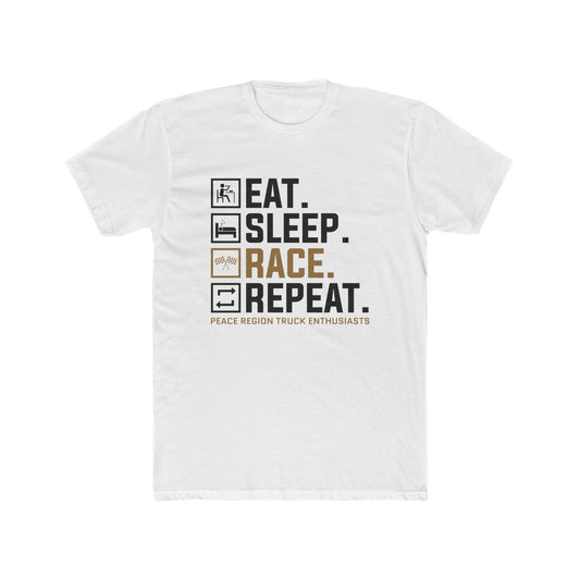 Race Tee - 'EAT. SLEEP. RACE. REPEAT.'
