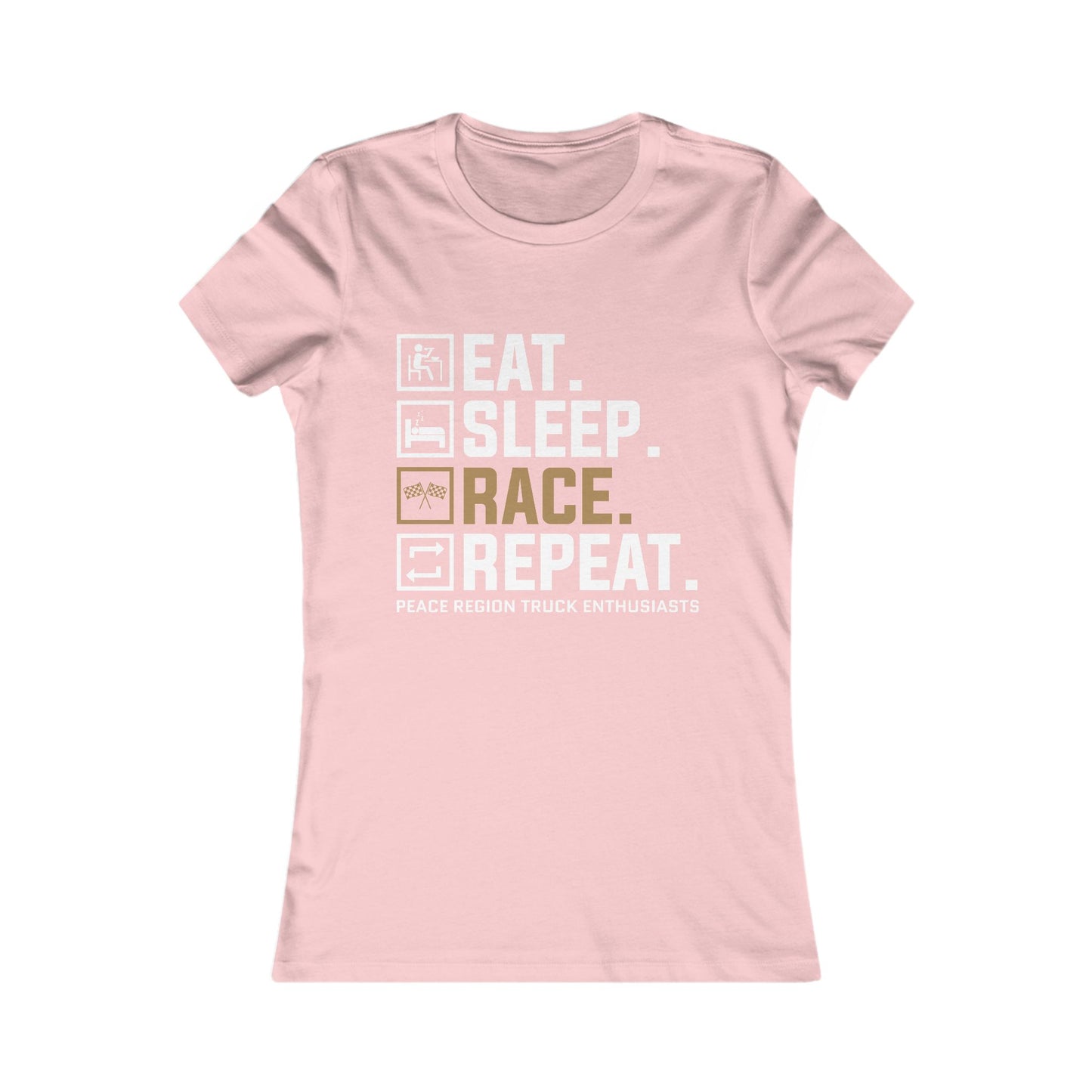 Race Tee - 'EAT. SLEEP. RACE. REPEAT.'