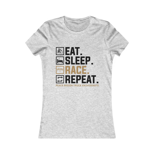 Race Tee - 'EAT. SLEEP. RACE. REPEAT.'